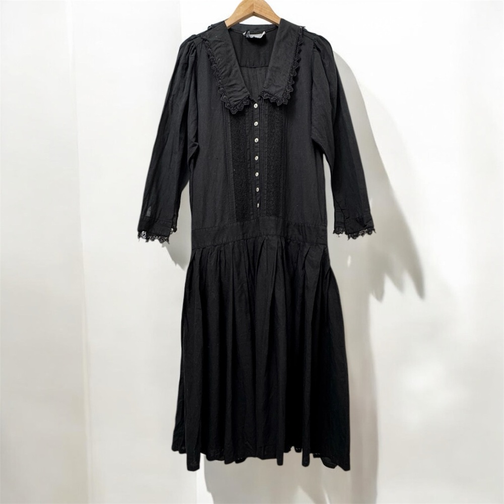 eileen west linen blend dress